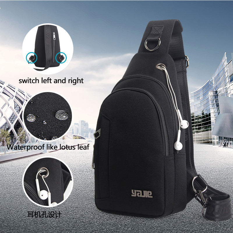 Oxford Cloth Versatile Waterproof Simple Casual Men and Women Cross-body Bag