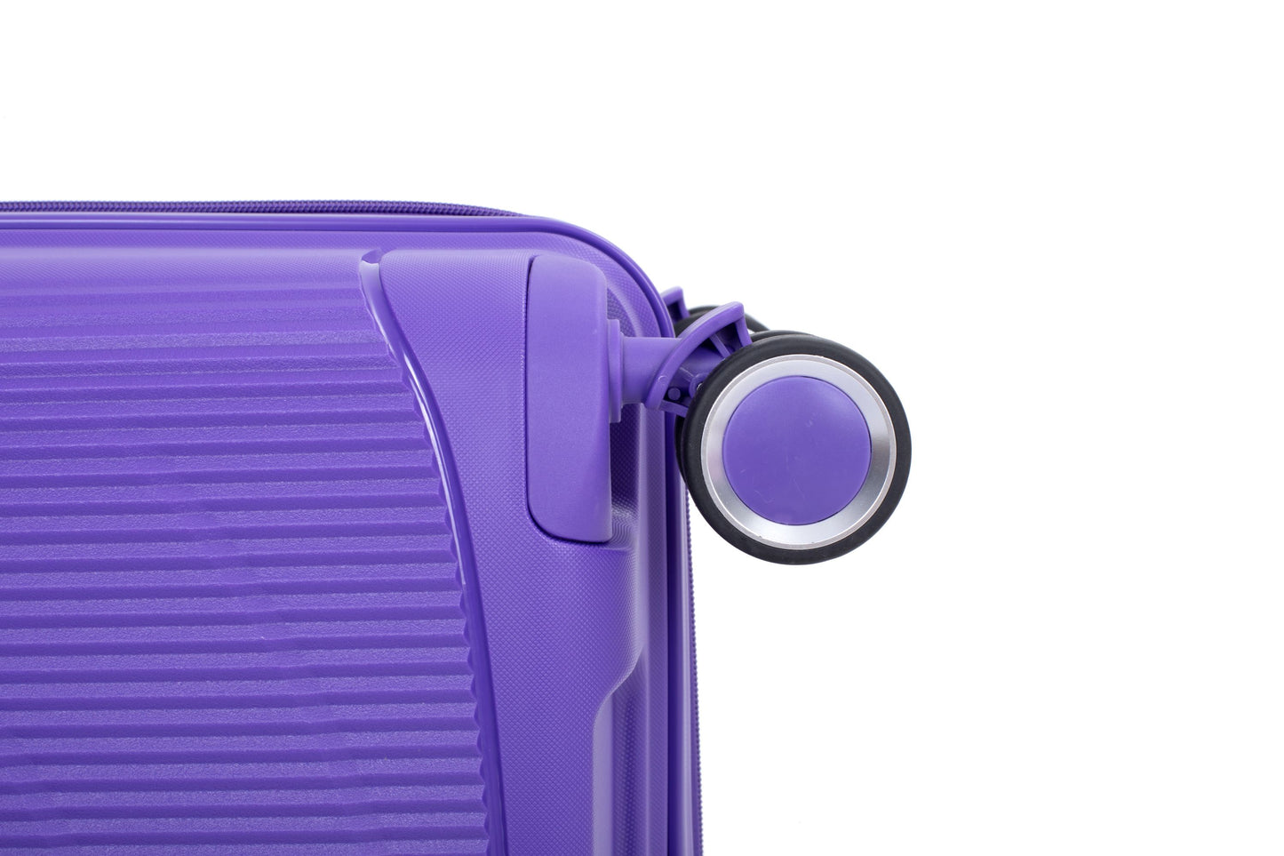 Expandable Hardshell Suitcase Double Spinner Wheels PP Luggage Sets Lightweight Durable Suitcase with TSA Lock,3-Piece Set (20/24/28) , Purple