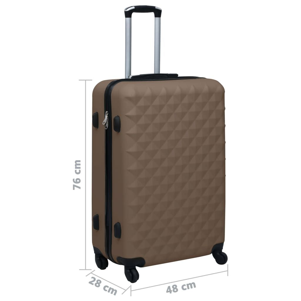Hardcase Trolley Brown ABS
