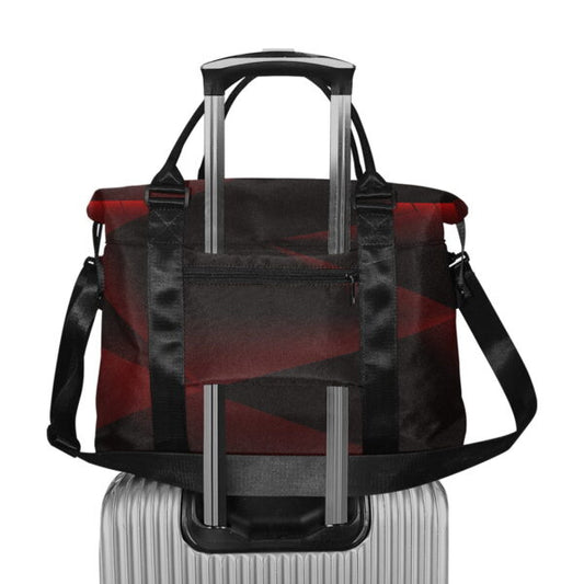Travel Bag Signature Black-Red Large Capacity By HadiArts