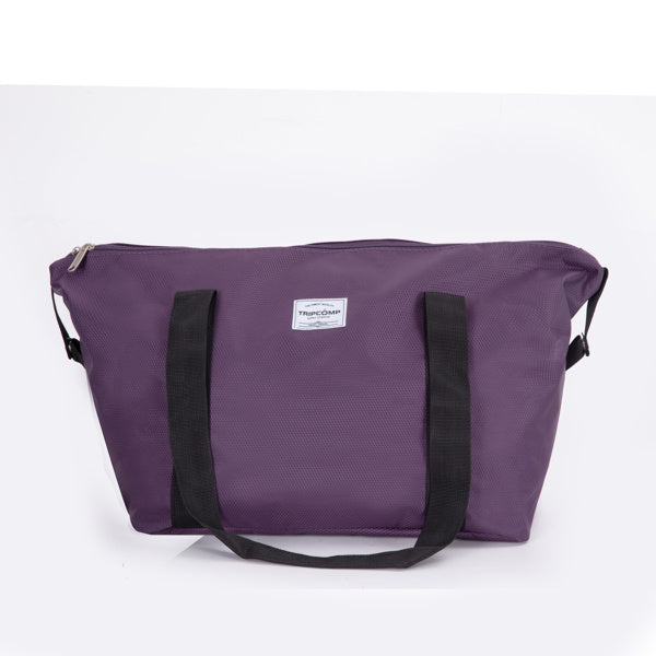 3-Piece Set (18/Travelbag/toiletry bag) ,Softshell Suitcase Spinner Wheels Terylene Polyester Luggage Sets Carry On Suitcase Luggage Lightweight Durable Suitcase PURPLE