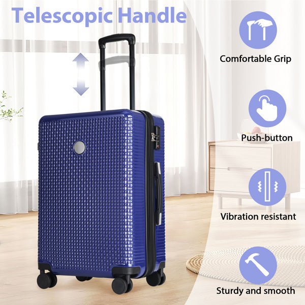 Luggage Sets 3 Piece Hardshell Suitcases with Wheels, Lightweight Expandable Travel Luggage with TSA Lock, Carry-on, Checked Luggage(20inch 24inch 28inch)