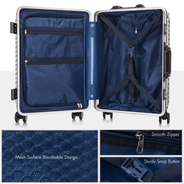 20 Inch PC Carry On Luggage Spinner Wheel Hardside Lightweight Luggage