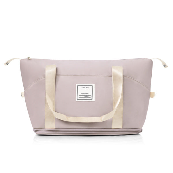 Luggage Sets 4 Piece, 20-inch with USB Port, Expandable ABS Durable Suitcase with Travel Bag, Cup Holder, ABS Hard Shell Luggage with Spinner Wheels, RosyBrown