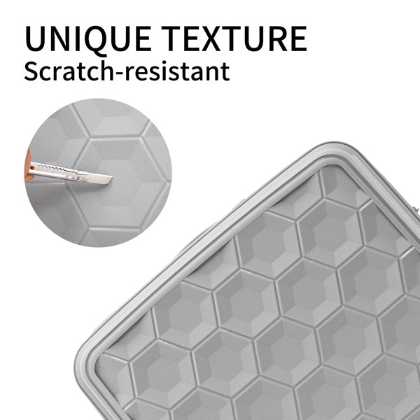 PP Luggage Sets 3 Piece(20/24/28), Expandable Carry On Luggage with TSA Lock Airline Approved, PP materials Hard Shell and Lightweight Suitcase with Spinner Wheels (Gray)