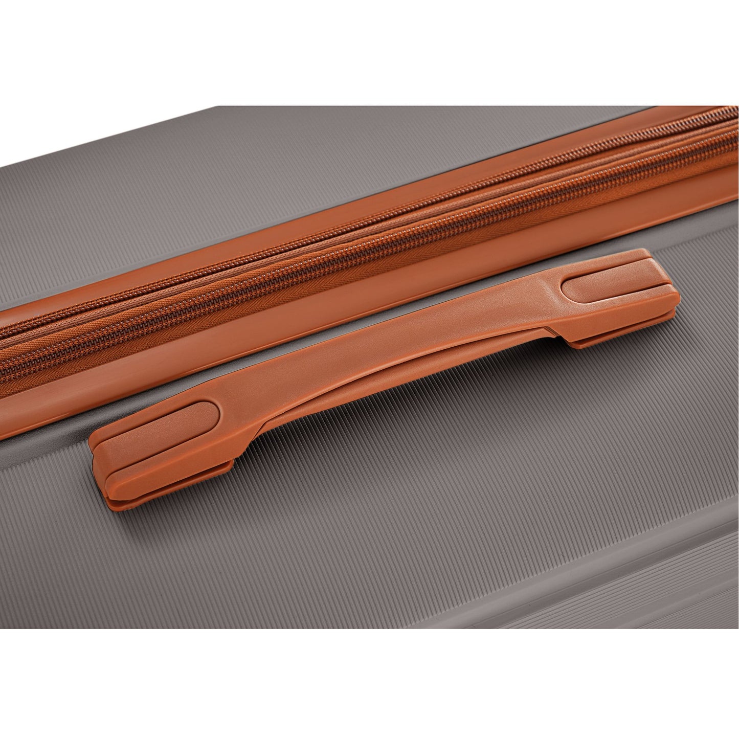 Luggage Sets 3 Piece Suitcase Set 20/24/28 with USB Port,Carry on Luggage Airline Approved,PP Lightweight Suitcase with Spinner Wheels, Brown